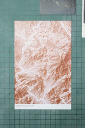 Corona Spy Satellite Image Poster (ONLINE ORDER ONLY)
