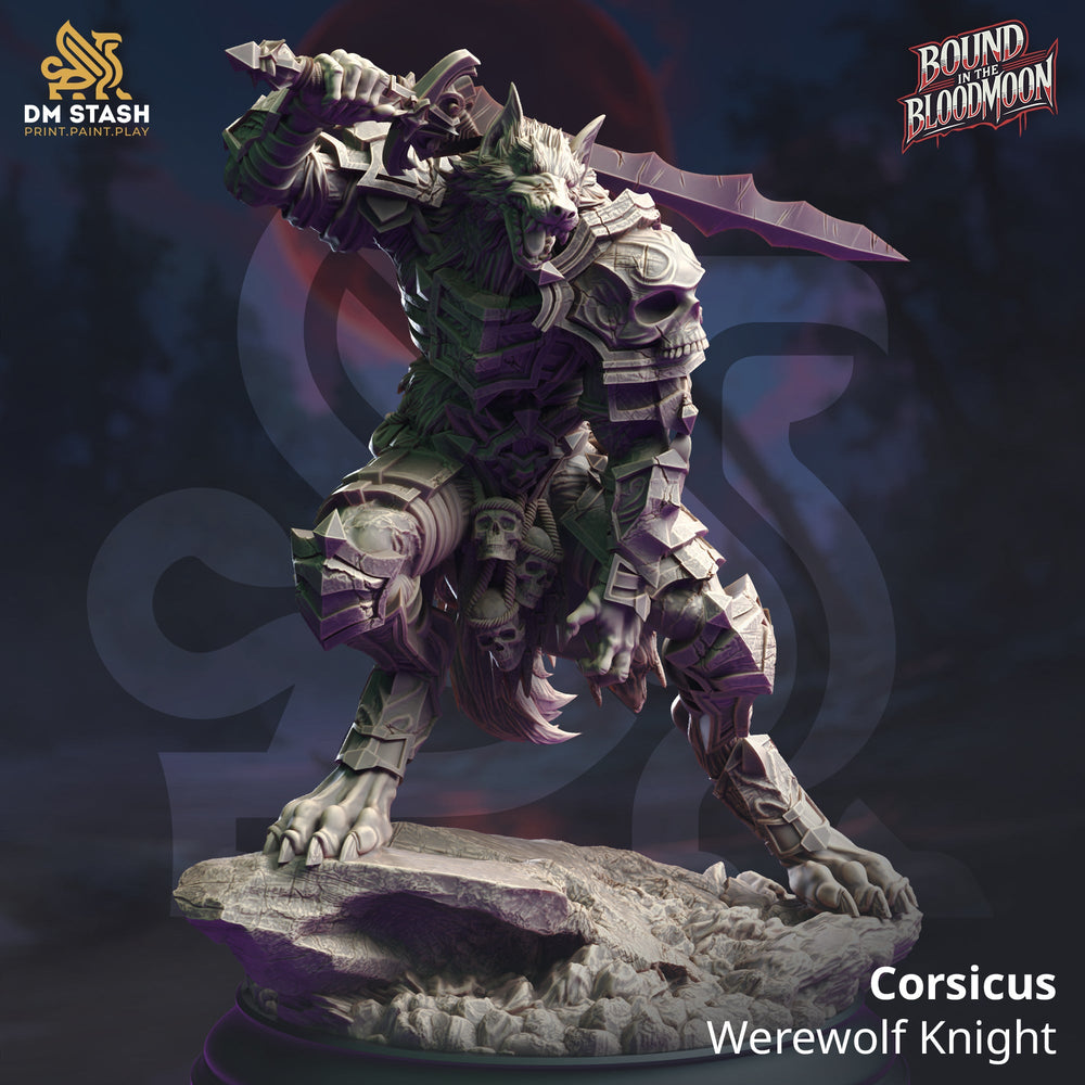 Corsicus, Werewolf Knight (Male Werewolf Paladin) (Online Only)