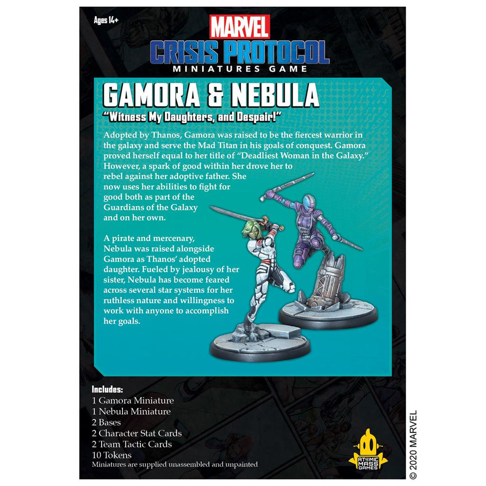 Marvel Crisis Protocol - Gamora & Nebula (Online Order Only)
