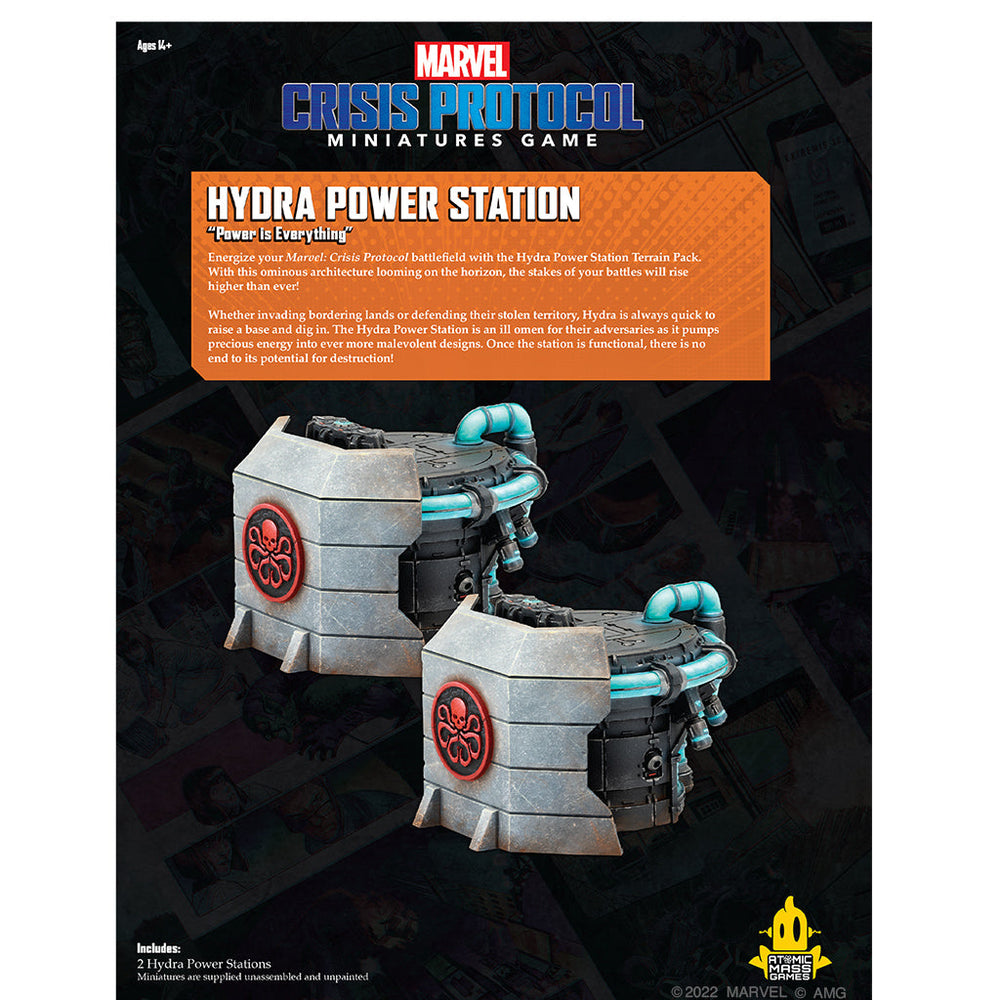 Marvel Crisis Protocol - Hydra Power Station Terrain Pack (Online Order Only)
