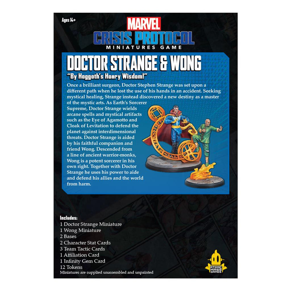Marvel Crisis Protocol - Doctor Strange and Wong (Online Order Only)