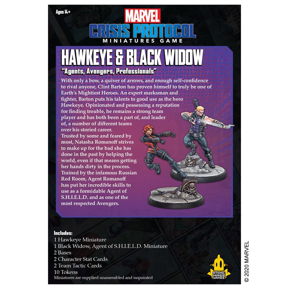 Marvel Crisis Protocol - Hawkeye & Black Widow: Agent of S.H.I.E.L.D (Online Order Only)
