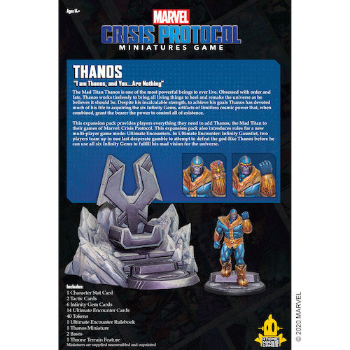 Marvel Crisis Protocol: Thanos Character Pack