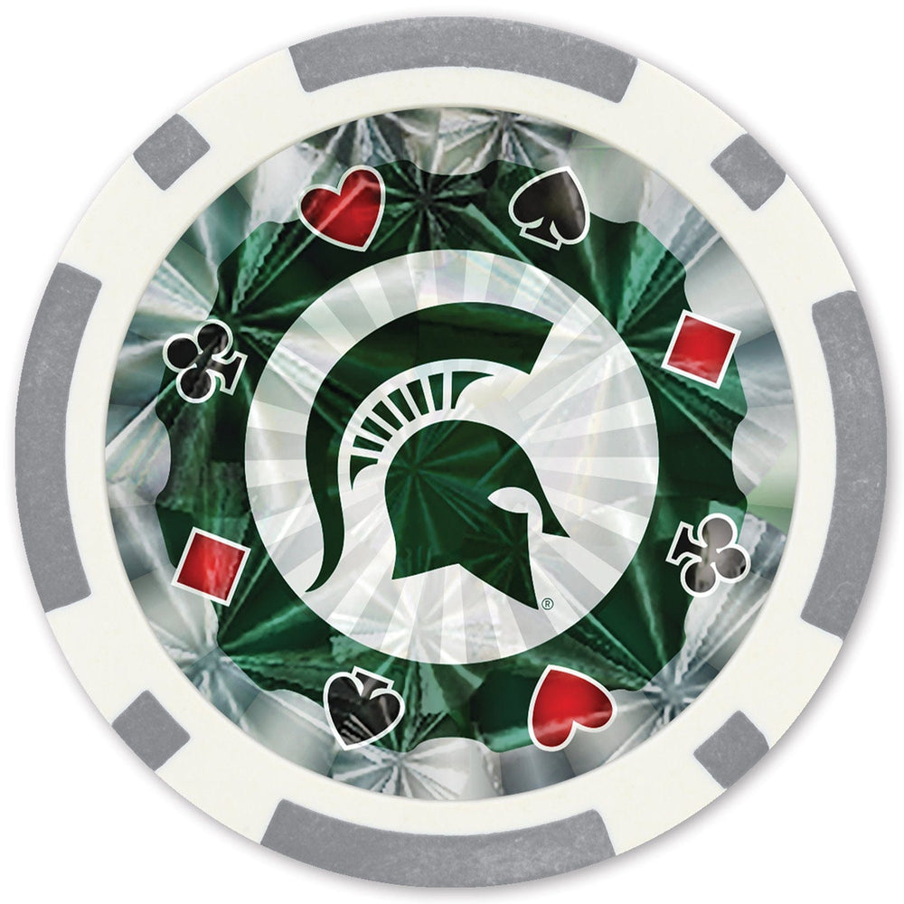 Michigan State Spartans 20 Piece Poker Chips (ONLINE ORDER ONLY)