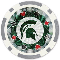 Michigan State Spartans 20 Piece Poker Chips (ONLINE ORDER ONLY)