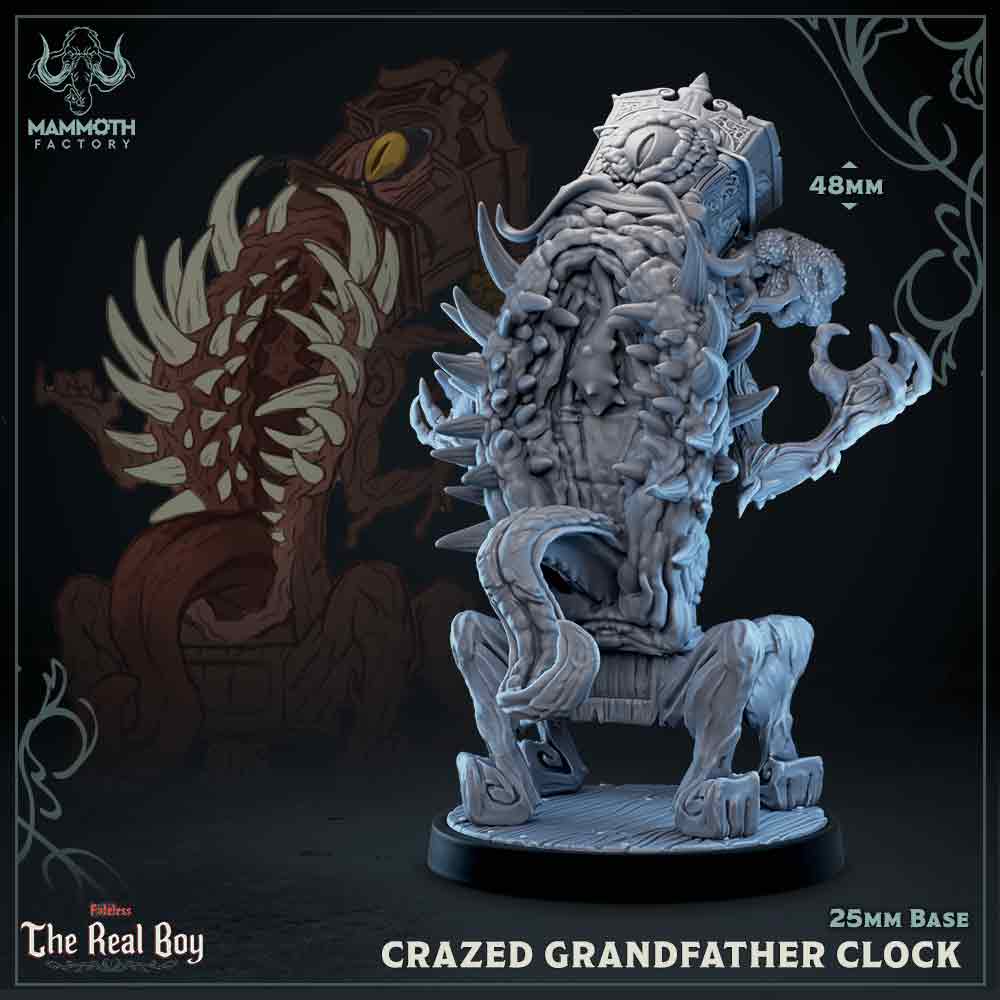 Crazed Grandfather Clock (Online Only)