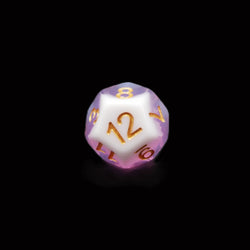 Creamsicle of Doom - 7 Piece DnD Dice Set | Acrylic RPG Gaming Dice (ONLINE ORDER ONLY)