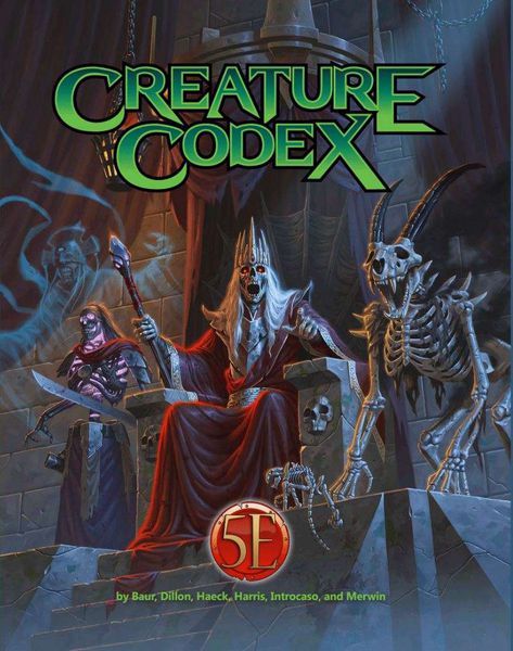 Creature Codex (5E) (ONLINE ORDER ONLY)