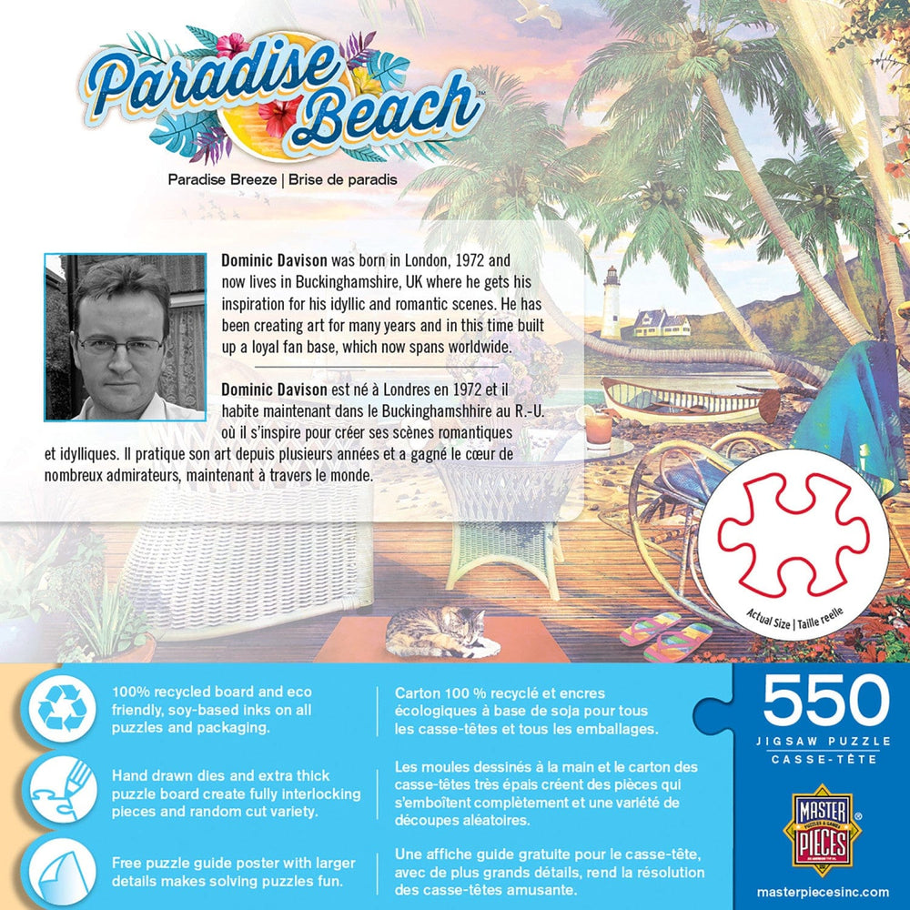 Paradise Beach - Paradise Breeze 550 Piece Jigsaw Puzzle (ONLINE ORDER ONLY)