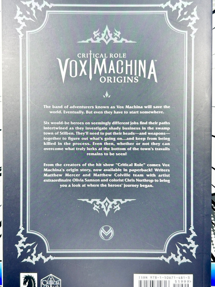 Critical Role Vox Machina Origins Vol 1 (Online Order Only)