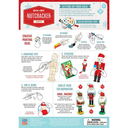 Nutcracker Santa Wood Paint Set
