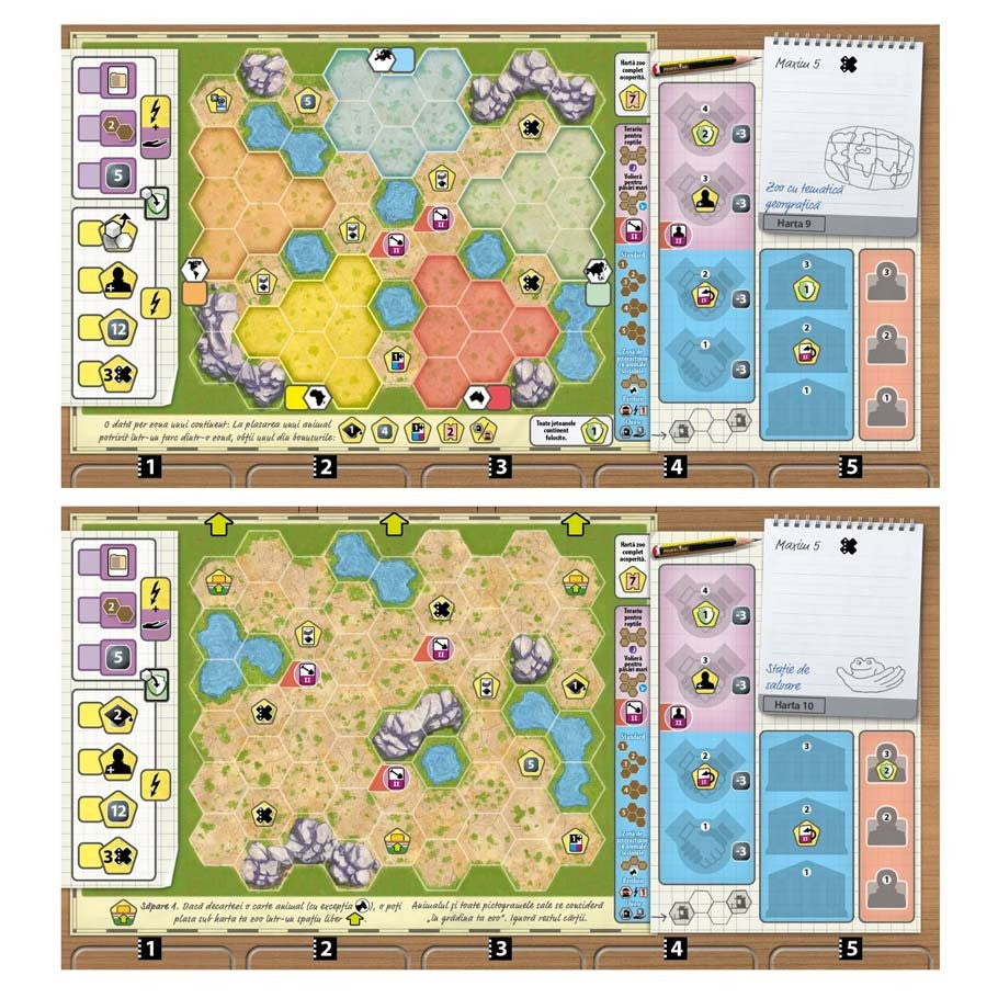 Ark Nova Expansion: Zoo Map Pack 1