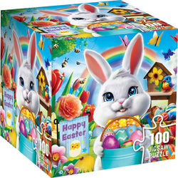 Easter Garden - 100 Piece Square Jigsaw Puzzle