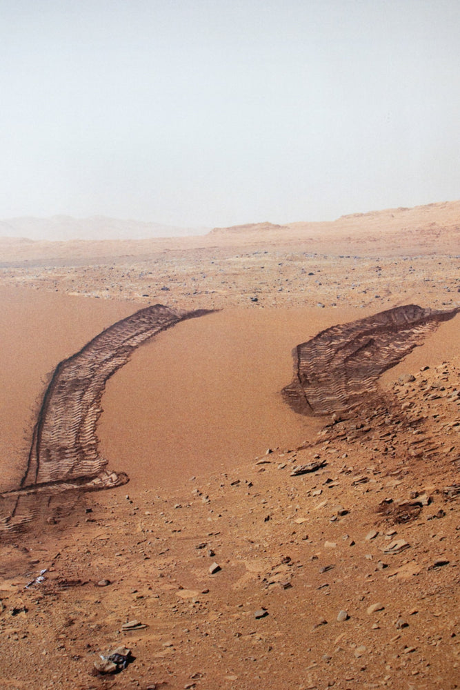 Curiosity Tire Tracks Poster (ONLINE ORDER ONLY)