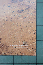 Curiosity Tire Tracks Poster (ONLINE ORDER ONLY)