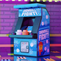 Snowball Fight Classic Arcade Machine