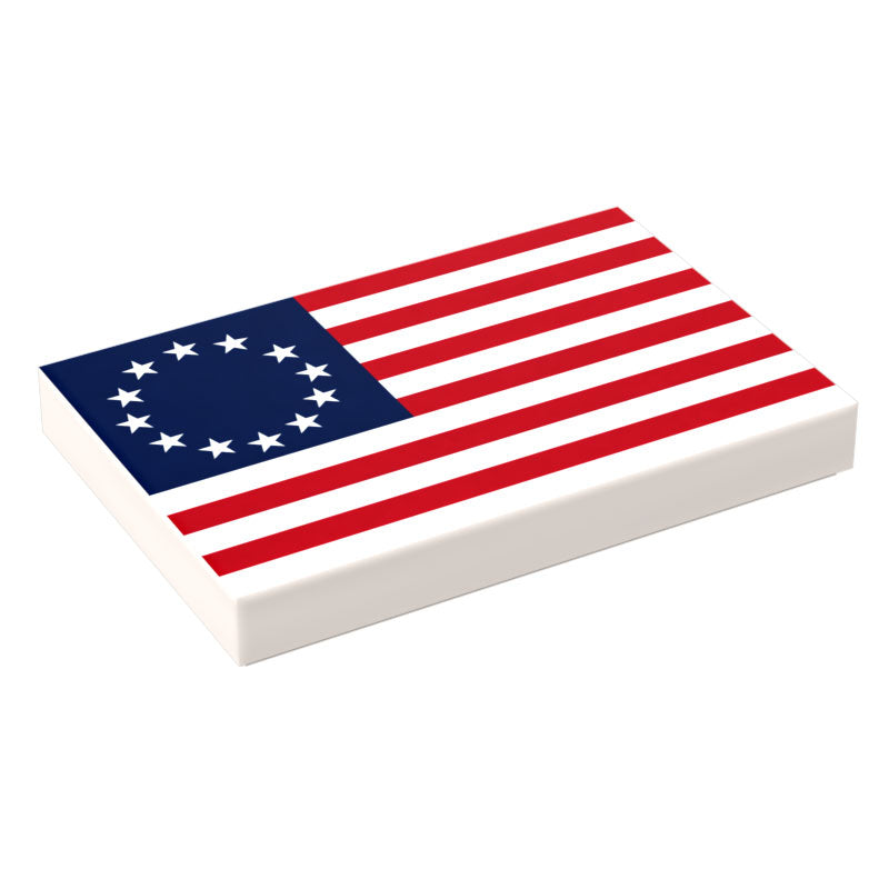 USA Betsy Ross, 13 Original Colonies Flag (2x3 Tile) (ONLINE ORDER ONLY)