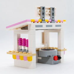 Sweet Air Cotton Candy Stand with Employee Minifig