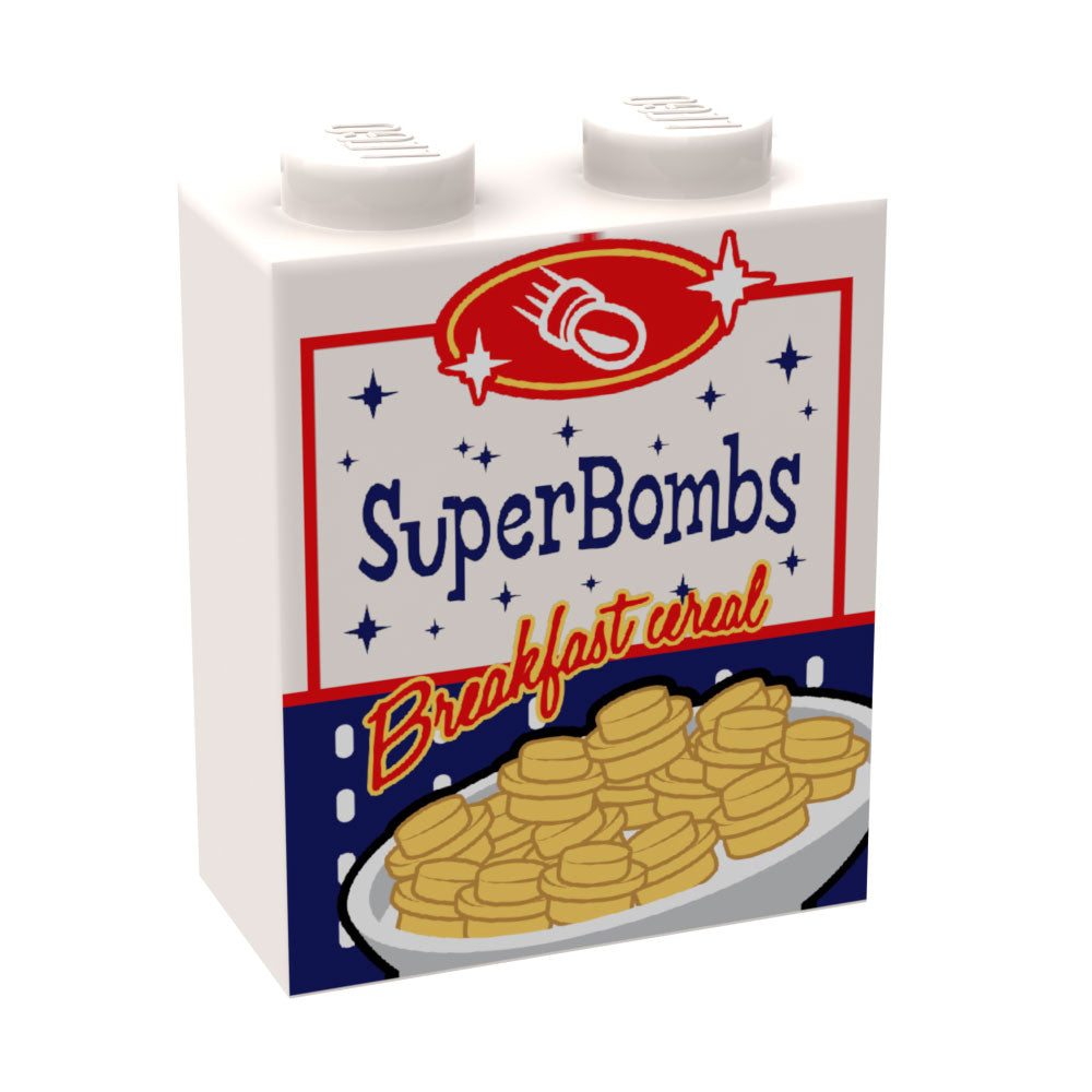 Super Bombs Fallout Cereal (1x2x2 Brick)