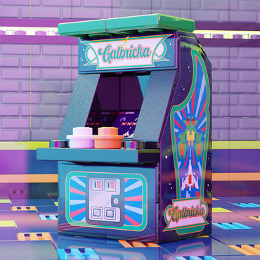 Galbricka Minifig Arcade Machine made using LEGO parts - B3 Customs (Online Order Only)
