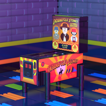 Indiana Stones - B3 Customs Pinball Arcade Machine Building Set made using LEGO parts (Online Order Only)