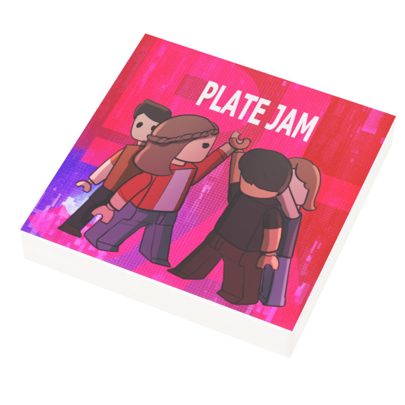Tile Jam, Ten Custom Music Album Cover (2x2 Tile) - B3 Customs (Online Order Only)