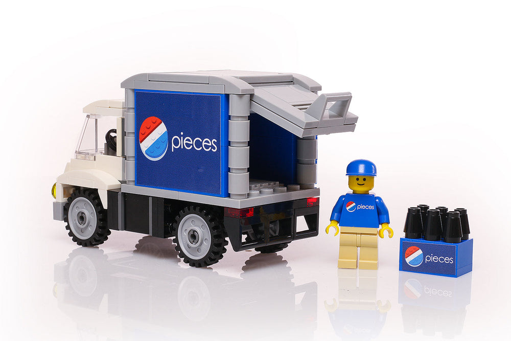 B3 Customs Pieces Soda Delivery Truck with Minifigure (Online Order Only)