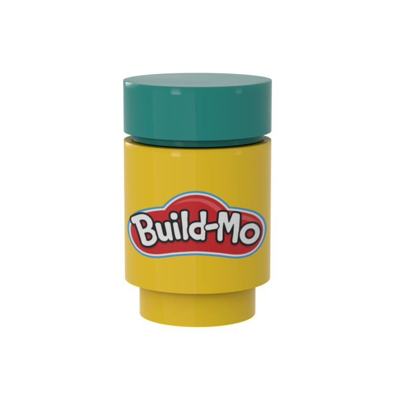 Build-Mo Kids Clay Can for Minifigs