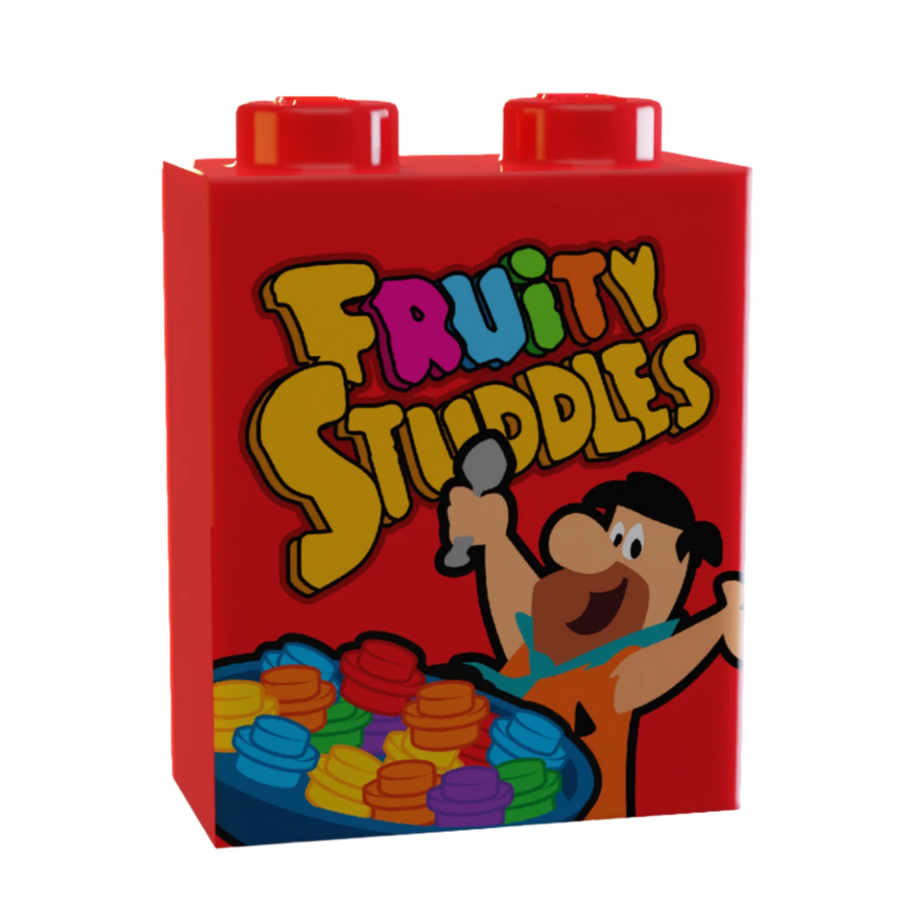 Fruity Studdles Cereal 1x2x2 Brick on LEGO part (ONLINE ORDER ONLY)
