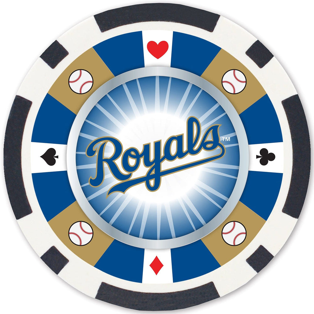 Kansas City Royals 100 Piece Poker Chips (ONLINE ORDER ONLY)