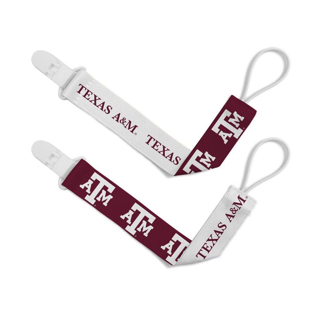 Texas A&M Aggies - Pacifier Clip 2-Pack