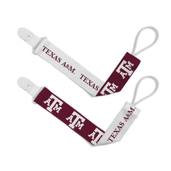 Texas A&M Aggies - Pacifier Clip 2-Pack