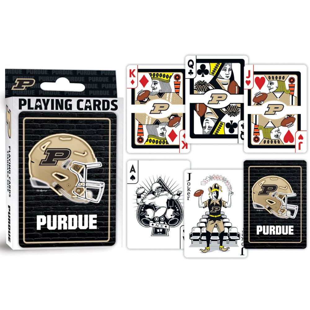 Purdue Boilermakers Neon Playing Cards - 54 Card Deck