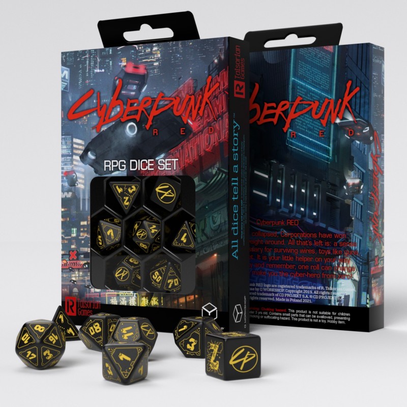 Cyberpunk Red Dice Set: Wet Work (ONLINE ORDER ONLY)