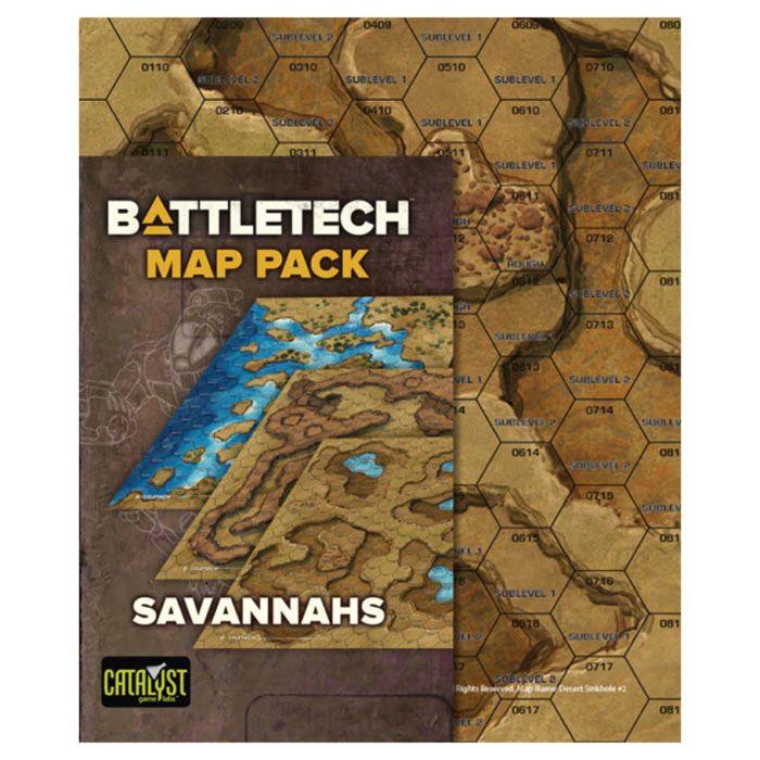 Battletech Map Pack - Savannah (Online Order Only)