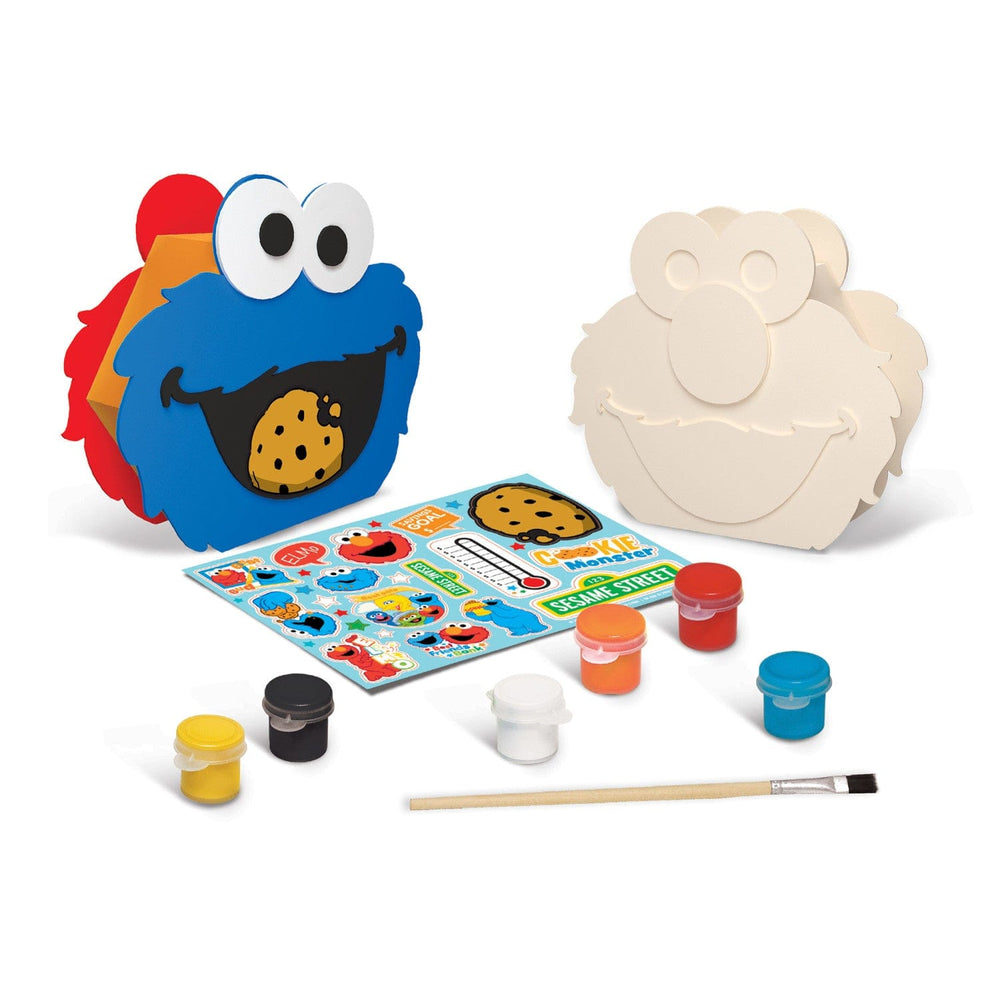 Sesame Street - Best Friends Bank Wood Craft & Paint Kit (ONLINE ORDER ONLY)