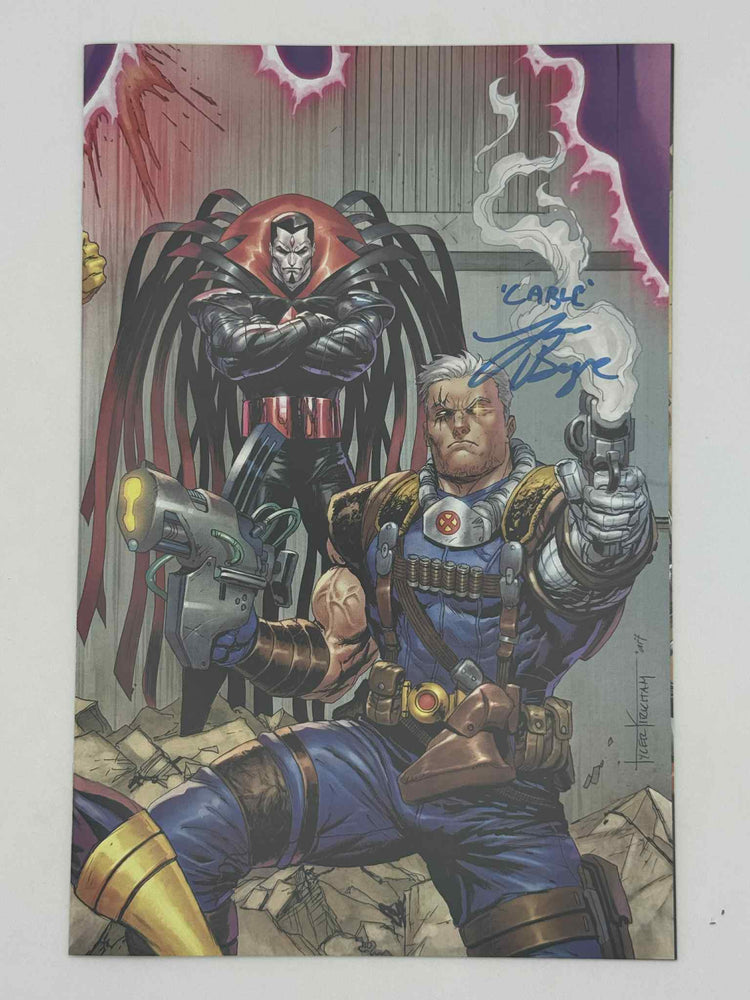[Signed by Lawerence Bayne] Cable: Love & Chrome #1 Unknown Comics Tyler Kirkham Connecting Cover Exclusive Virgin Var [IN STOCK] (ONLINE ORDER ONLY)