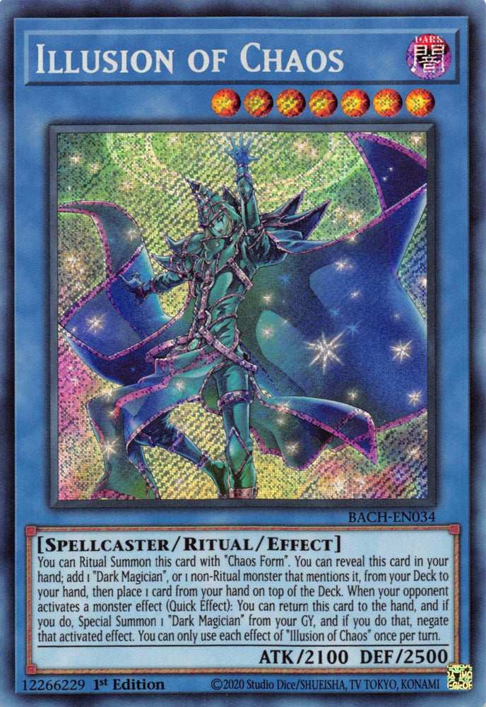 Illusion of Chaos [BACH-EN034] Secret Rare (ONLINE ORDER ONLY)
