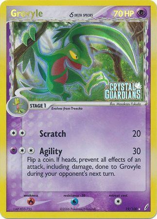 Grovyle (19/100) (Delta Species) (Stamped) [EX: Crystal Guardians] (Online Only)