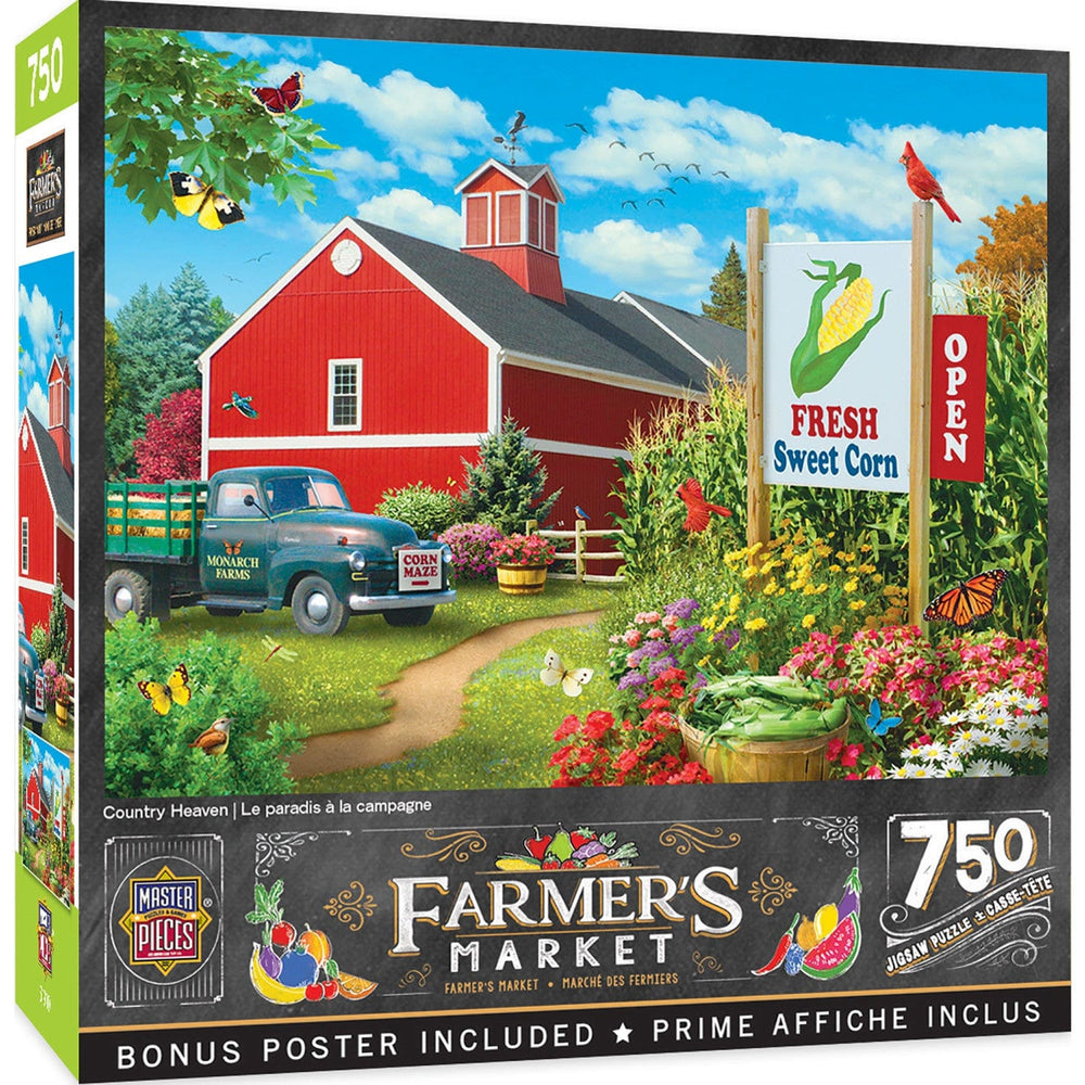 Farmer's Market - Country Heaven 750 Piece Jigsaw Puzzle (ONLINE ORDER ONLY)