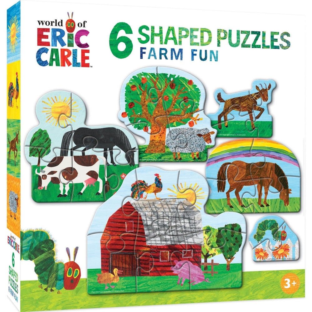 Eric Carle - Farm Fun Mini Shaped Puzzles 6-Pack