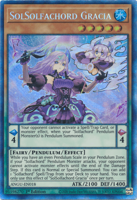 SolSolfachord Gracia (Collector's Rare) [ANGU-EN018] Collector's Rare (ONLINE ORDER ONLY)
