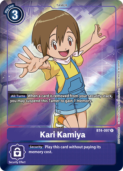 Kari Kamiya [BT4-097] (Buy-A-Box Promo) [Great Legend Promos] (ONLINE ORDER ONLY)