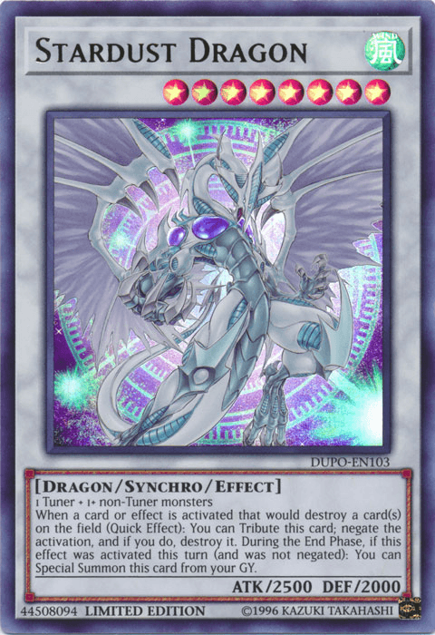 Stardust Dragon [DUPO-EN103] Ultra Rare (ONLINE ORDER ONLY)