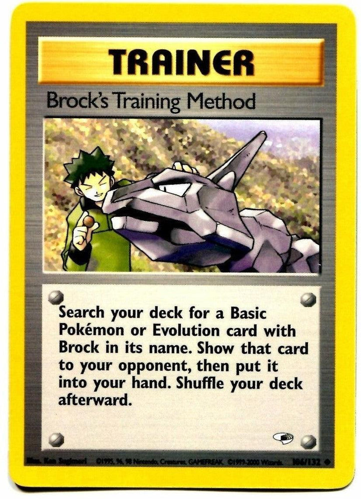 Brock's Training Method (106/132) [Gym Heroes Unlimited] (Online Only)