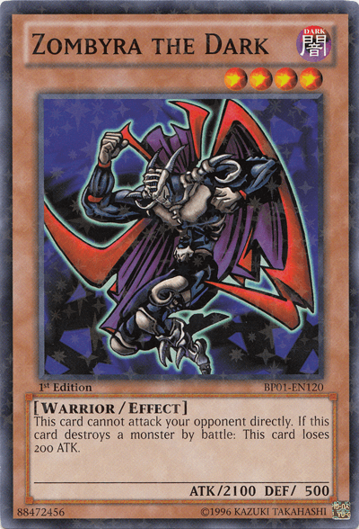 Zombyra the Dark [BP01-EN120] Starfoil Rare (ONLINE ORDER ONLY)