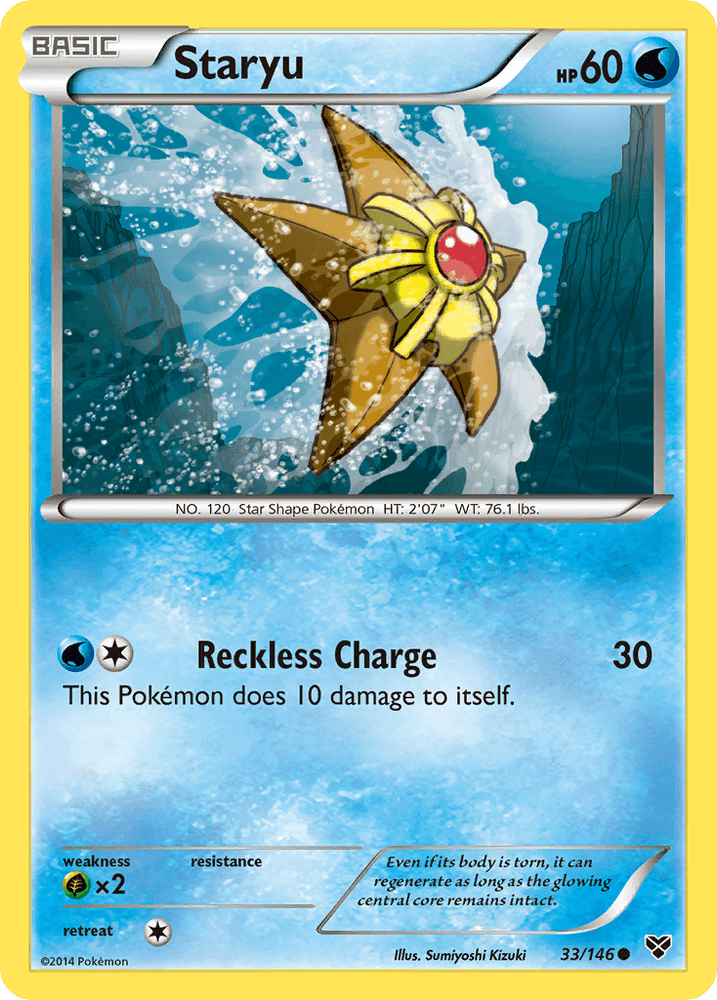 Staryu (33/146) [XY: Base Set] (Online Only)