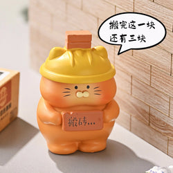 Office Cats Blind Box Figurine - Cute Cat Desk Toy Collection | 1 Random Box