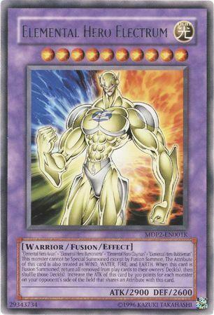 Elemental Hero Electrum (Redemption Replacement) [MDP2-EN001K] Rare (ONLINE ORDER ONLY)