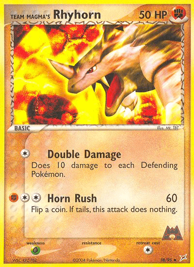 Team Magma's Rhyhorn (38/95) [EX: Team Magma vs Team Aqua] (Online Only)